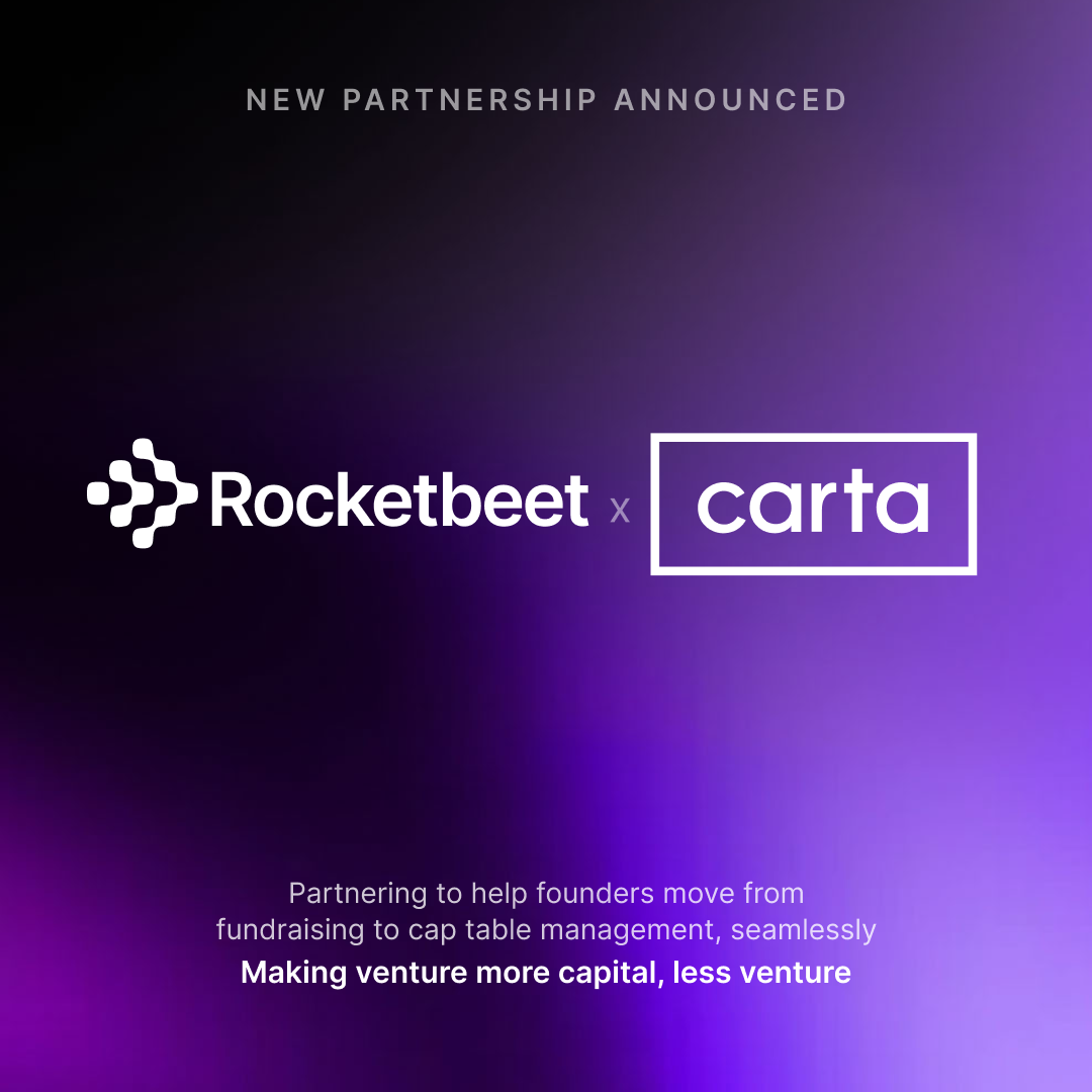 New Partnership: Rocketbeet and Carta to Professionalize Startup Fundraising and Cap Table Management